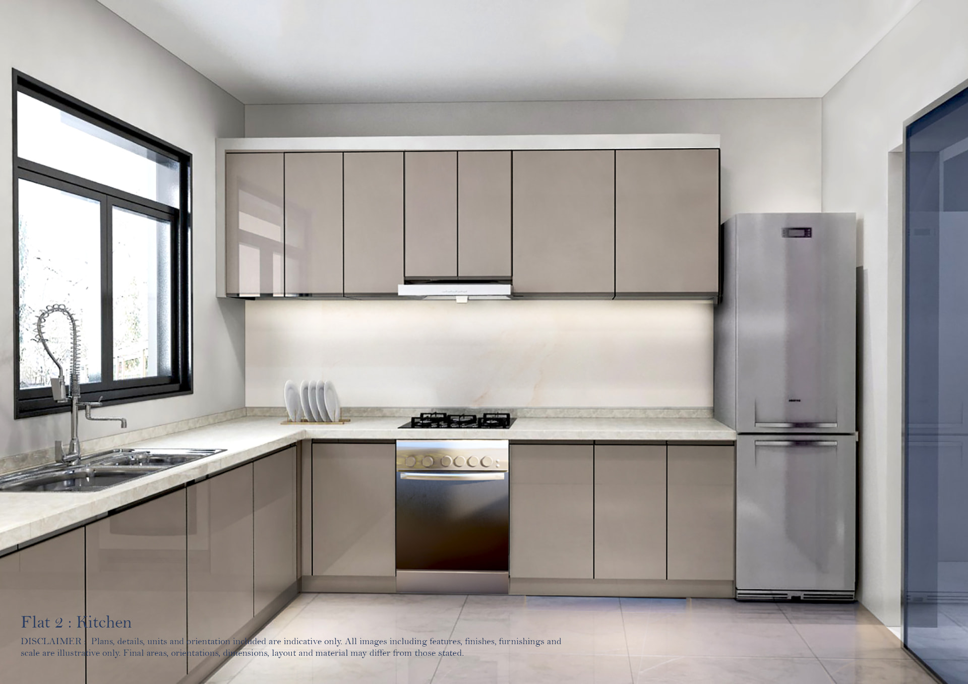 Flat 2 — Kitchen