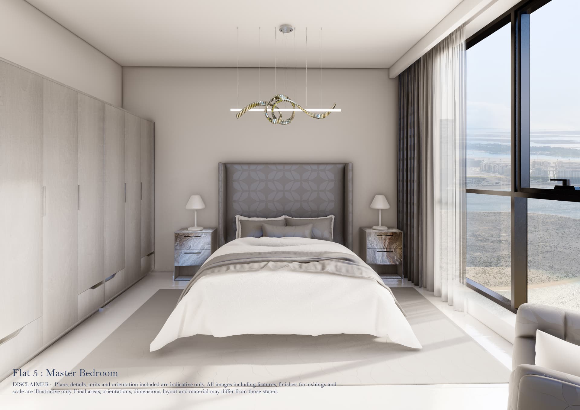 Flat 5 — Master Bedroom