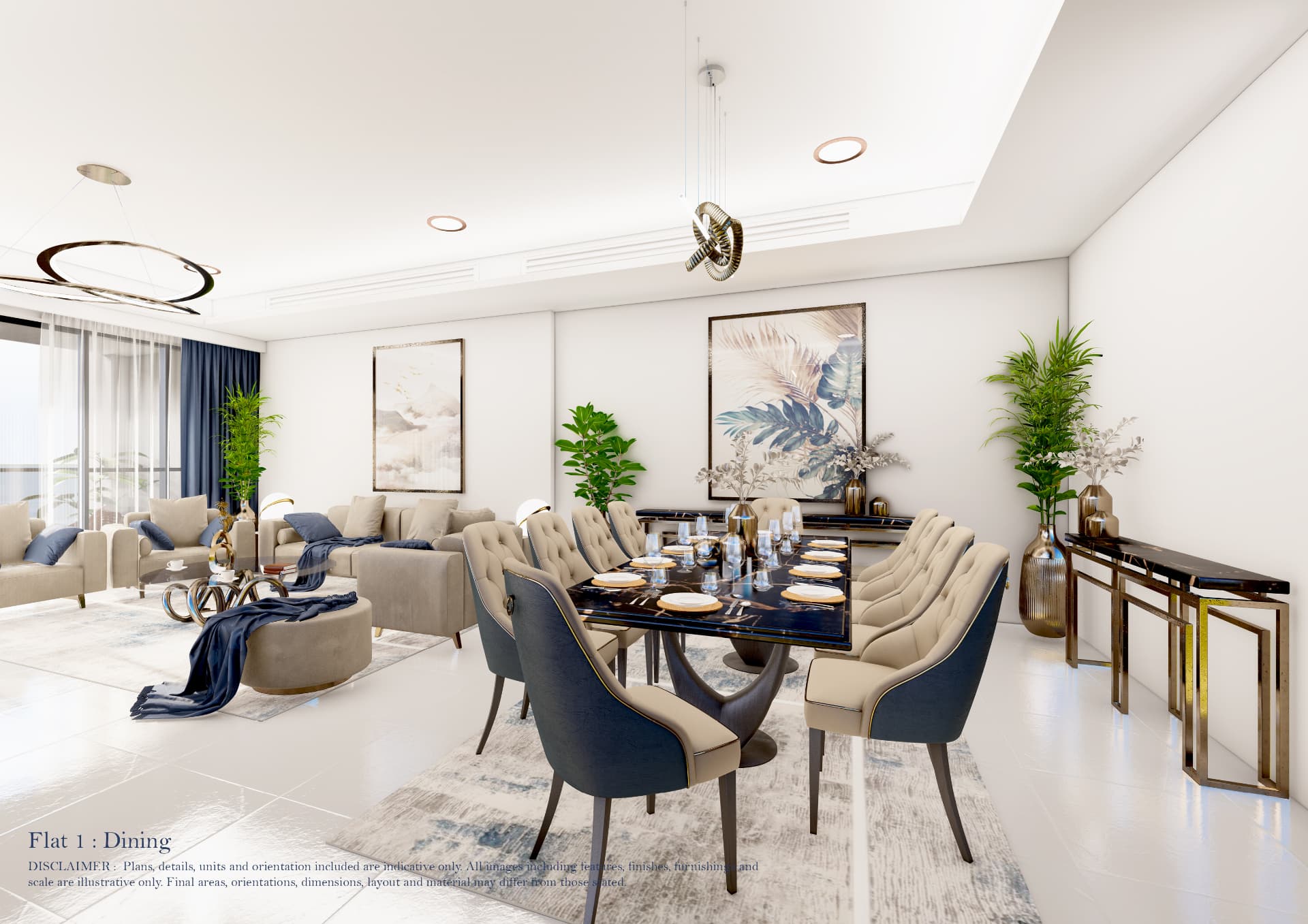 Flat 1 — Dining Space