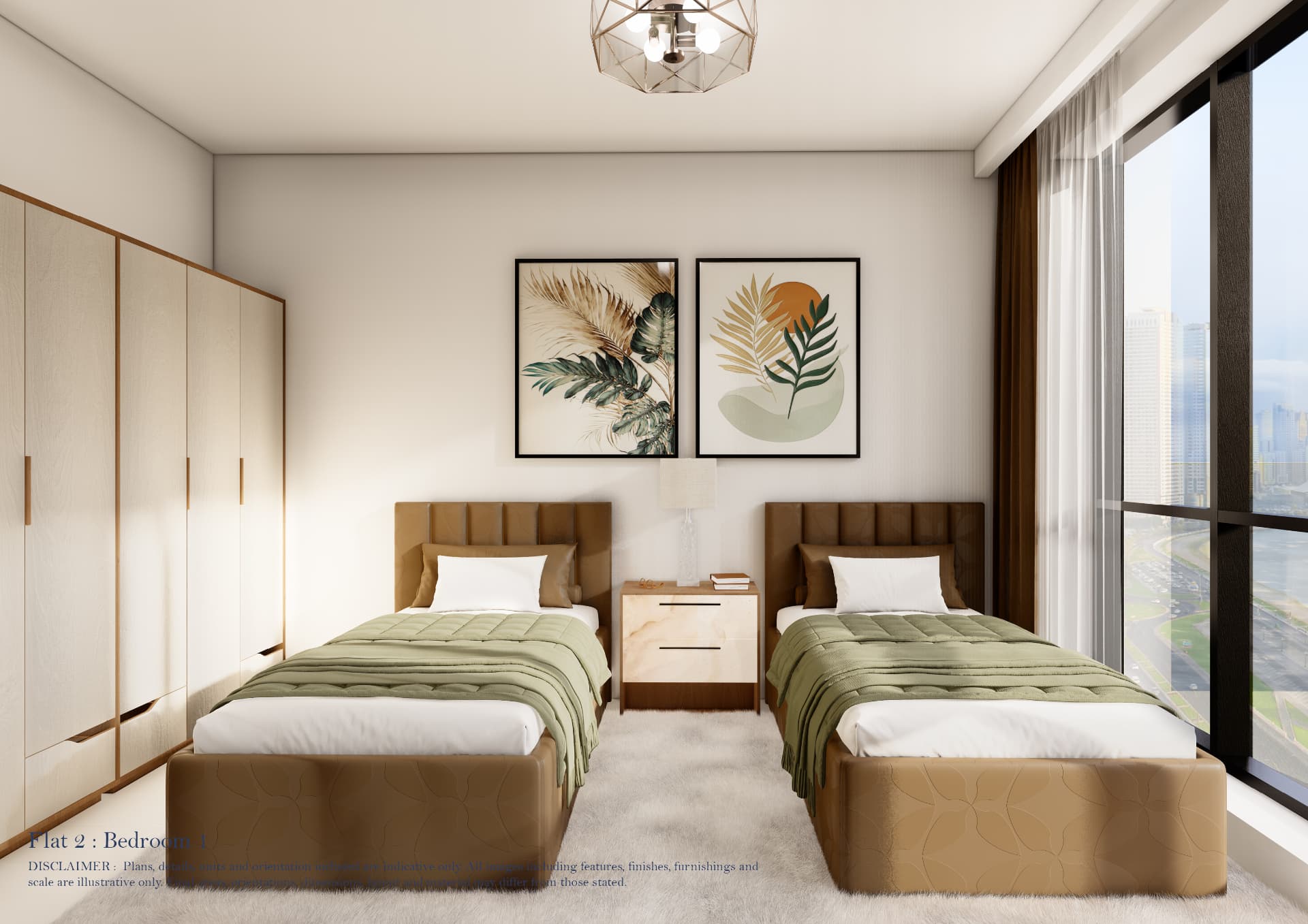 Flat 2 — Bedroom 1