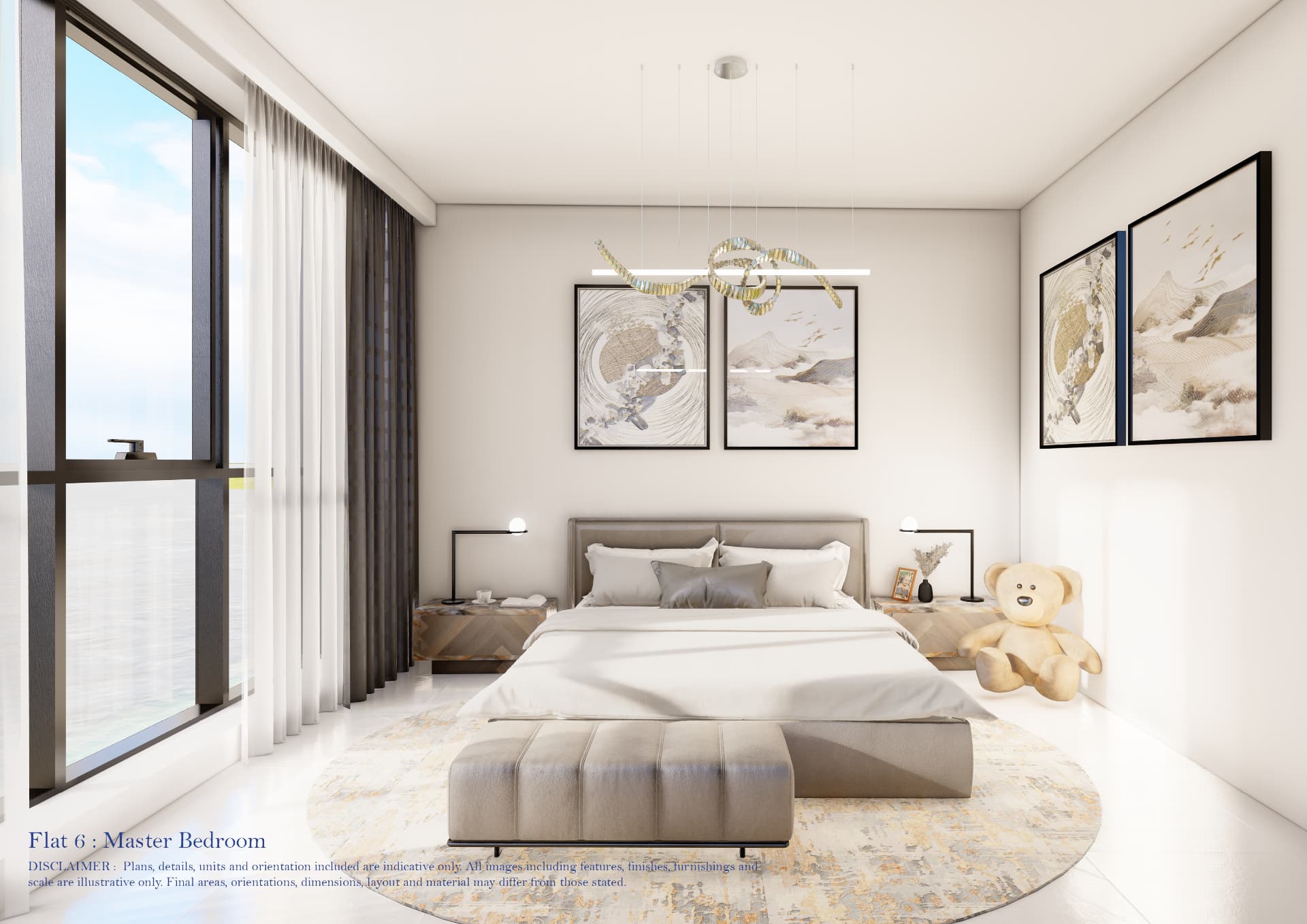 Flat 6 — Master Bedroom