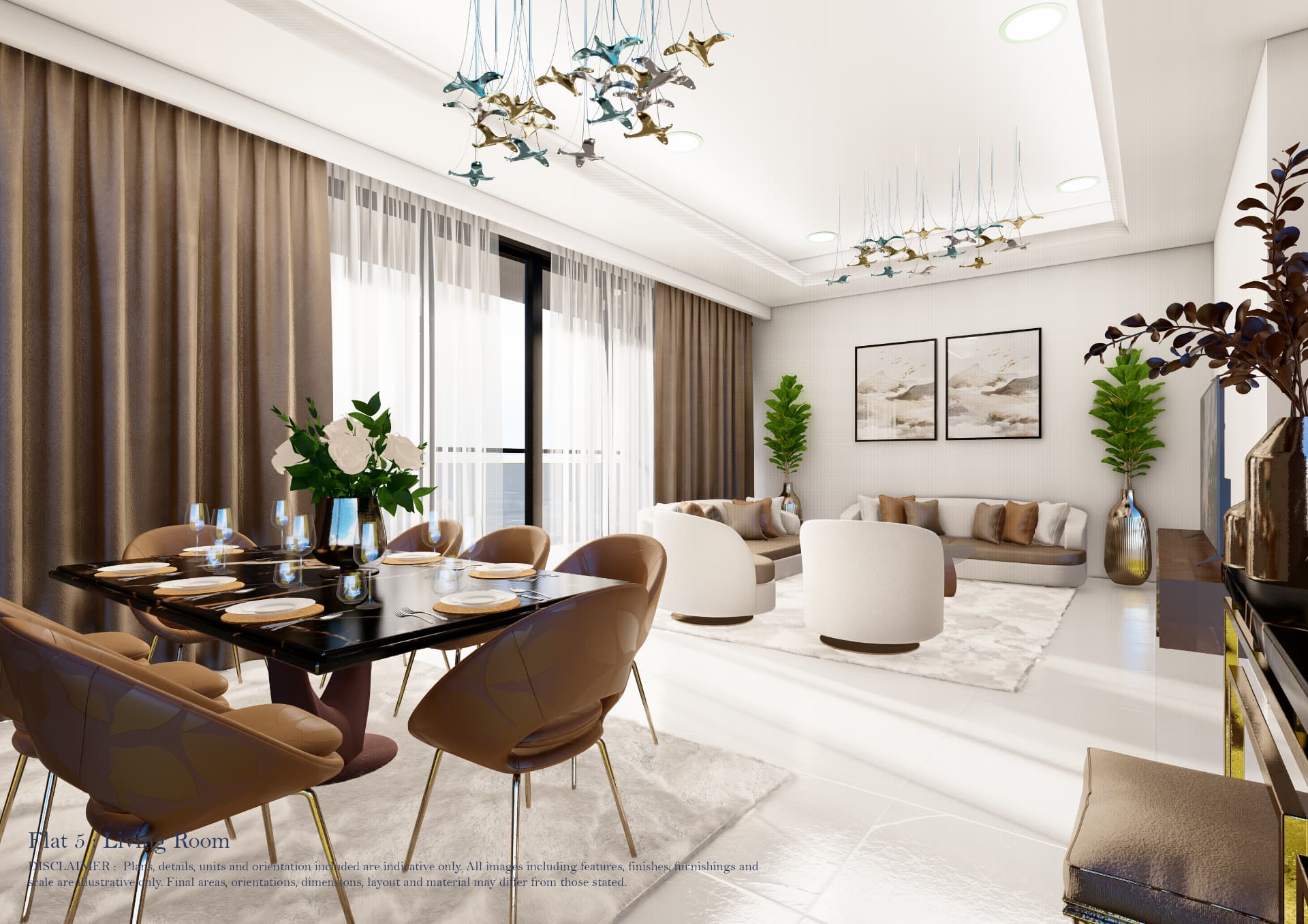 Flat 5 — Living Room