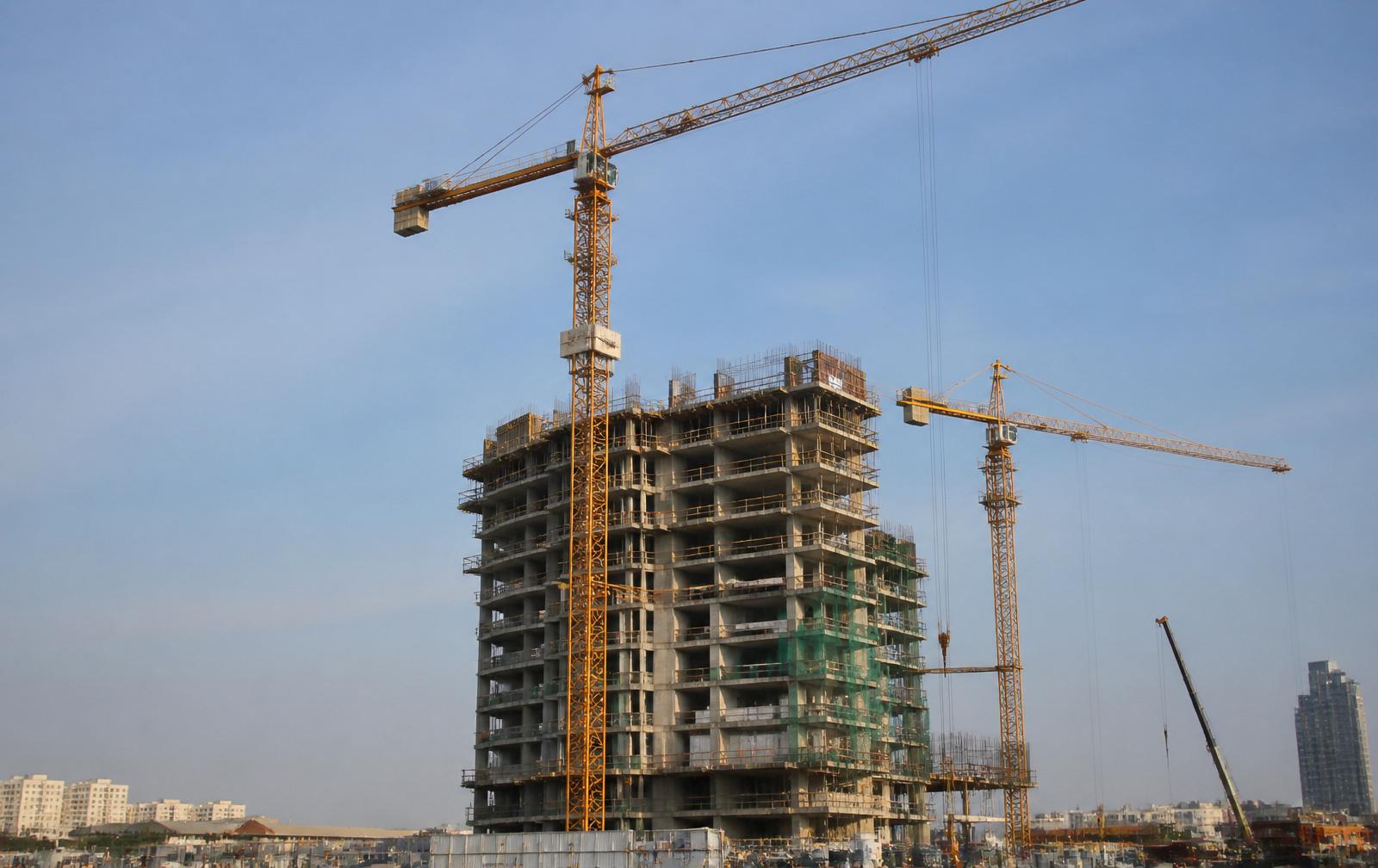Marsa Al Arab Tower — structural works progress on schedule